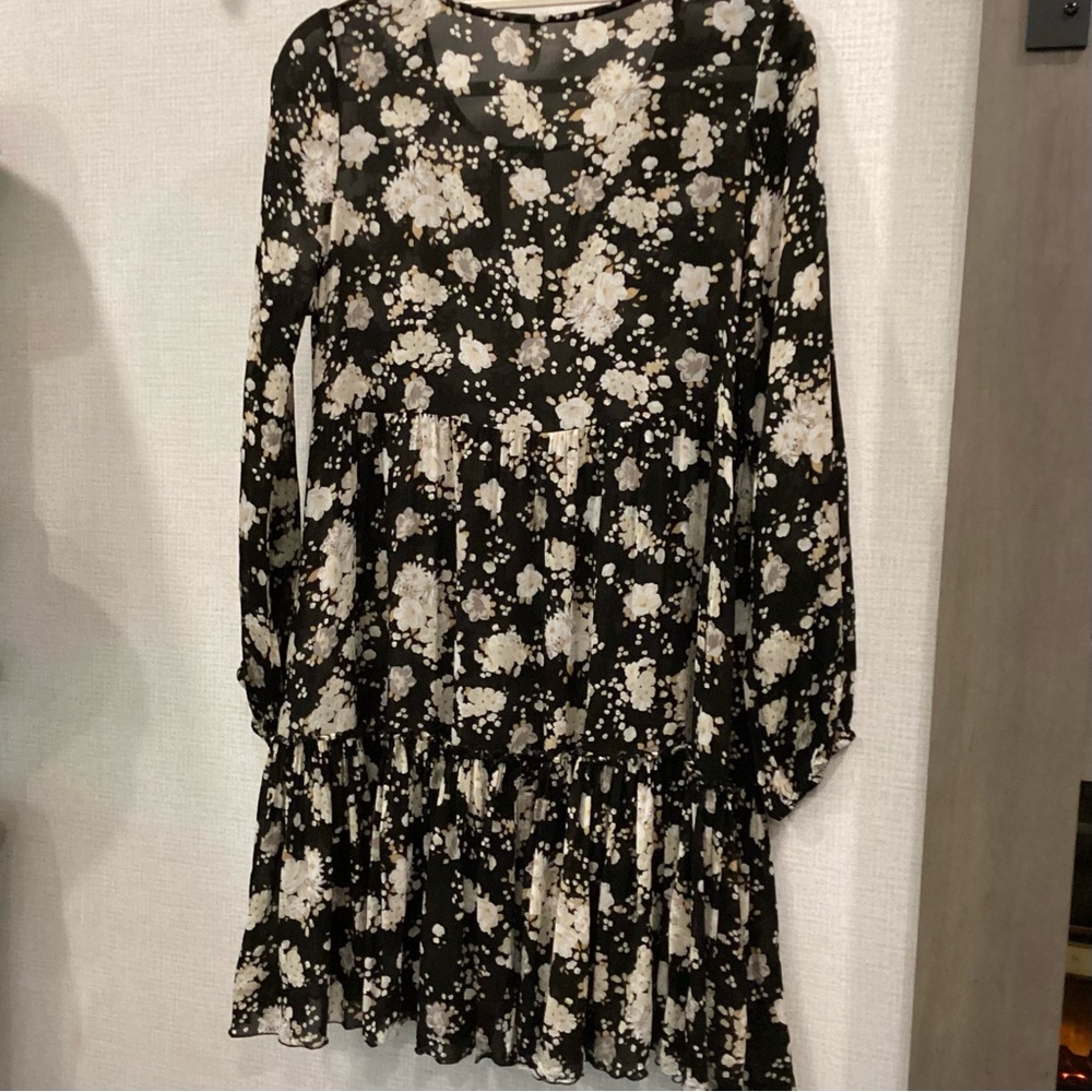 Spell and the Gypsy Dancer Long Sleeve Play dress in Caviar - Picture 6 of 13